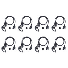 8X PTT Headset MIC Earpiece for HYT TC-500 TC-518 TC-580 TC-446S TC-600 TC-610 TC-620 TC-618 TC-700 Walkie Talkie