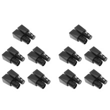 DMX to RJ45 Connector RJ45 Ethernet to 3 Pin XLR DMX Female & Male Adapter Sets (3PIN 10Pair)