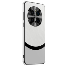 White Slim Hard PC Shockproof Cover with Metal Camera Lens Protection for Honor Magic 7 Pro