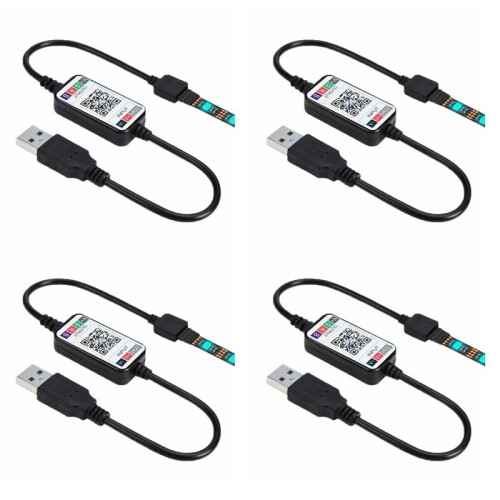 4X Wireless  LED Dimmer Remote Controller DC5-24V Phone APP Connection Control for RGB Light Strip Timer