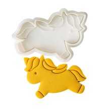 Practical Plastic Horse Cookie Molds Encourages Kids-EEEEE