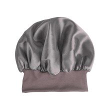 Night Women Sleeping Cap Hair Wrap Chemotherapy Soft Satin Stretch Bonnet Hat