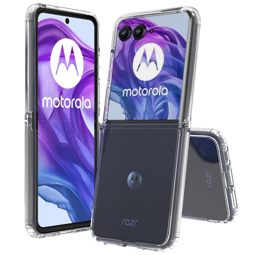 Clear Case For Motorola Razr Plus 2025 And 2024 Slim Shockproof Tpu Bumper Cover With ScratchâResistant Back 9092120219920