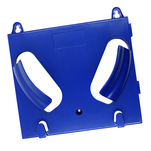 Heavy Duty ABS Helmet Hanger With Secure Hook Design-Blue