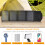 14W Foldable Solar Panel Portable Solar Power Solar Panel Solar Module Panel Portable High Efficiency Solar Panel with Dual USB Ports 4