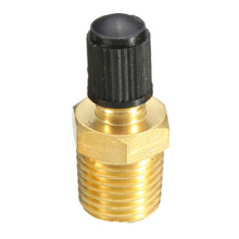 KINCJON 1/4-inch Npt Nickel Plated Brass Air Compressor Tank Fill Valves Schrader