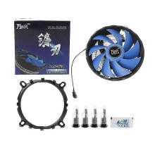 KINCJON Hydraulic Cpu Cooler Chassis Radiator 12cm Blades Cpu Air Cooler Silent Pwm Fan
