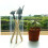 3Pcs Mini Black Horticulture Tool Set Bamboo Garden Kit for Easy Use 5