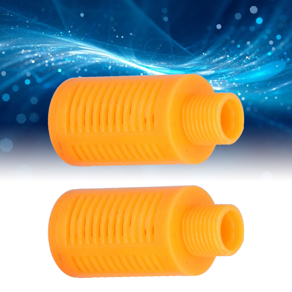 Plastic Pneumatic Muffler Flow Control Exhaust Silencer 25Pcs G3/8 Oranges 4601377198947