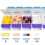 Portable Pill Boxes 7 Day Push Button Pill Organizer Case AM PM Compartments Easy Open Dispensers 5