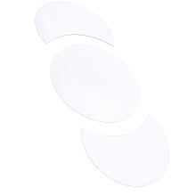 Acryl Sonnen- & Mond-Wandsticker-Set, Silber, 23x23cm & 23x15,7cm