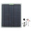 Mini Solar Panel Kit 22W With Bracket 12V OBD Battery Controller Monocrystalline Solar Panel for Outdoor 2