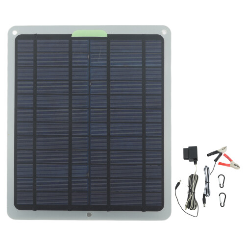 Mini Solar Panel Kit 22W With Bracket 12V OBD Battery Controller Monocrystalline Solar Panel for Outdoor 1