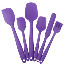6 Piece Silicone Spatula Set Kitchen Silicone Spatula Utensil Set