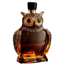 Μπουκάλι καράφας Owl - Διανομέας ποτού 750ml από γυαλί υψηλής περιεκτικότητας σε