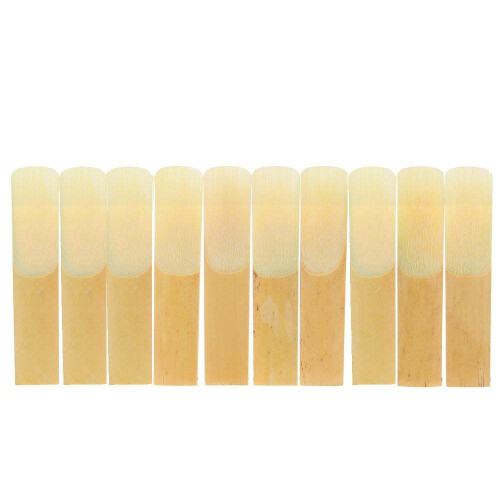 Ammoon Bamboo Reeds for Eb Alto Saxophone 10-Pack