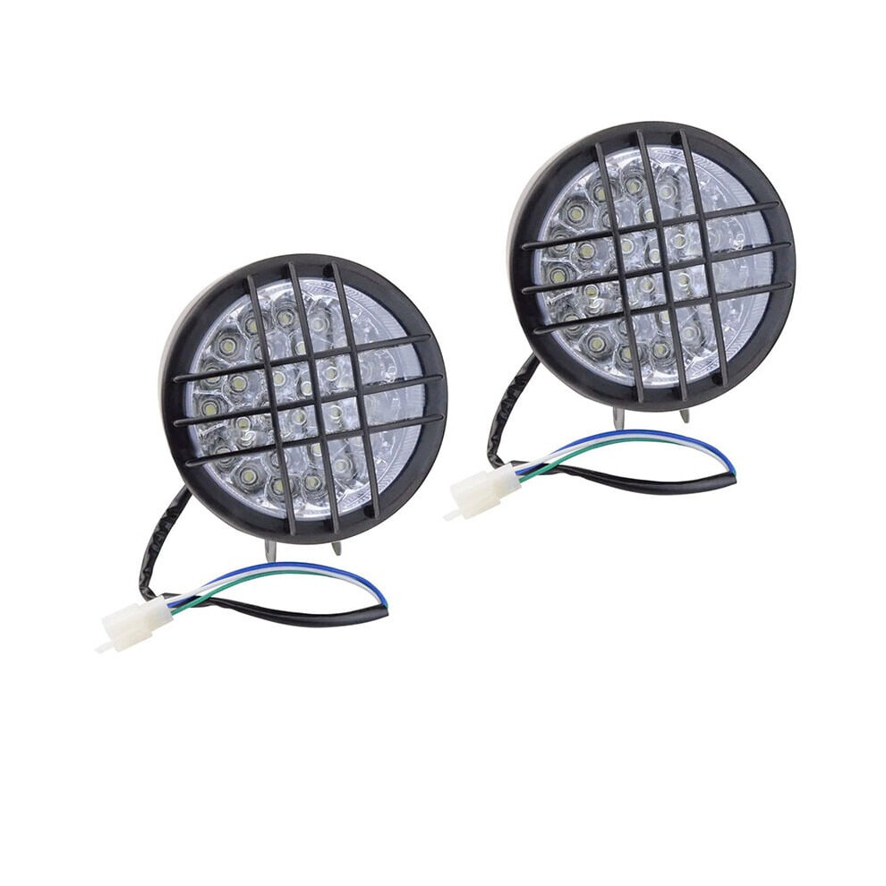 2X Led Headlights For Yamaha Banshee 1987-2006 Lens Bulbs Grills Warrior 350 9448483332040