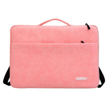 PU Laptoptaske til 12, 14, 16 tommer med justerbar skulderrem, letvægts, business casual, skolebrug til kvinder