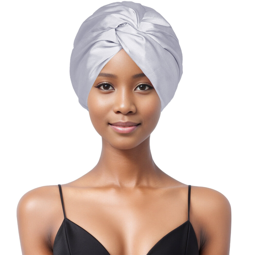 Adjustable Silk Satin Hair Bonnet â Double Layer Night Cap for Curly/Braided/Natural Hair, Compatible with Silk Shower Cap