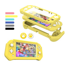 Switch Lite Case with Detachable Screen Protector & Hand Grip – Compatible with Nintendo Switch Lite