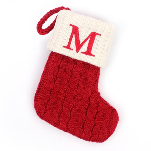 Personalisierter Monogramm-Weihnachtsstrumpf