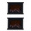 Electric Fireplace Lantern with LED Flame Effect 2 Pack 1