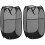 Foldable laundry basket [2 sets], pop-up mesh laundry bag, foldable laundry basket with handle, black- 1