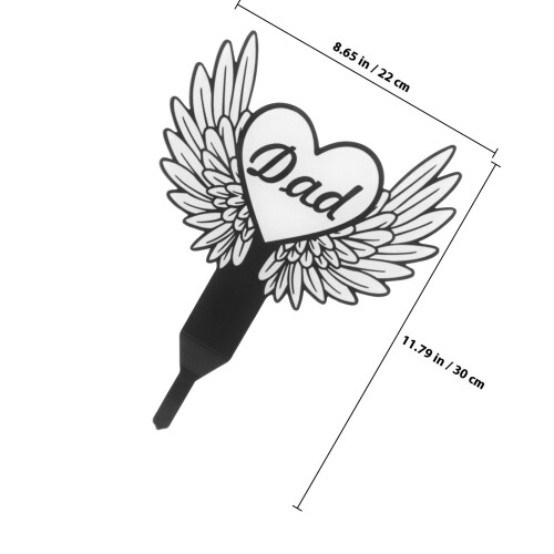 Cemetery Memory Stake Tuin Decoratie Met Inscriptie 1