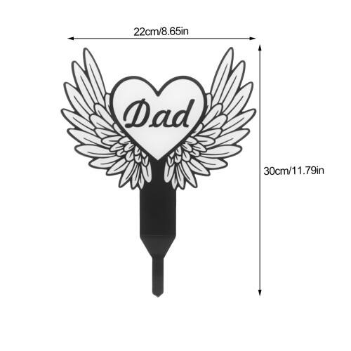 Cemetery Memory Stake Tuin Decoratie Met Inscriptie 2