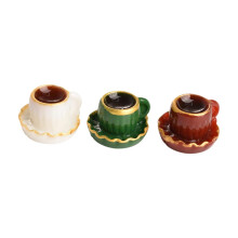 Xícaras de Café para Casa de Bonecas - Acessórios Fofos para Sala de Estar e Bar de Bonecas