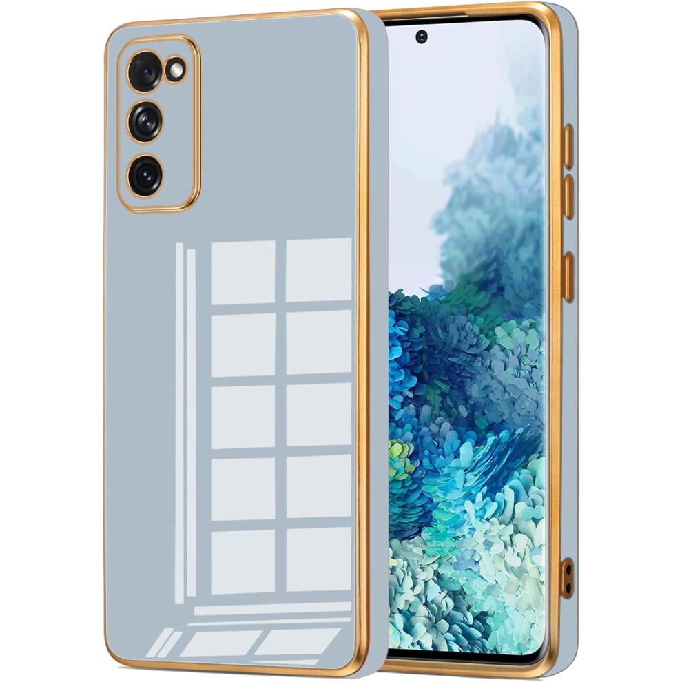 Galaxy S20 Fe Case Â Electroplated, Soft Tpu, Shockproof, Flexible, Compatible With Samsung Galaxy S20 Fe 5G (6.5"), Blue 9479868431539