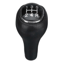 5-Speed Manual Leather Gear Shift Knob Shifter Lever