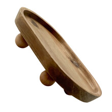 Wooden Tray for Home Decor Light Brown 1Pcs 7.8x4.6x1.7In