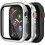 Συμβατό με Apple Watch44mm (SE/6/5/4), Λεπτή θήκη + προστατευτικό οθόνης, σκληρό εξώφυλλο 1
