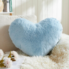 Heart Pillows for Valentine's Day, White Heart Shaped Pillows, Ultra Soft Small Cute Fluffy Pillows
