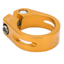 Aluminiumlegierung Mountainbike-Sitzrohrklemmung 31,8 mm Gold