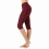Women's Essential Basic Cotton Spandex Stretch Below Knee Length Capri Leggings 1