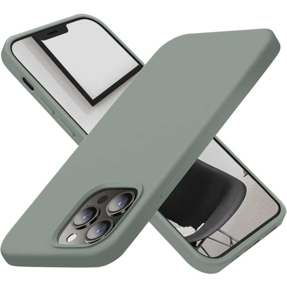 Iphone 13 Pro Case Â Ultra Slim Shockproof Silicone, Soft Microfiber Lining, 6.1", Calke Compatible With Iphone 13 Pro Green 9479868436084