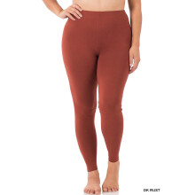Women's Premium Cotton High Waist Full Length Leggings