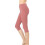 Plus Size Essential Basic Bomuld Spandex Stretch Leggings Under Knæene 15" Længde 1