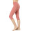Plus Size Essential Basic Bomuld Spandex Stretch Leggings Under Knæene 15" Længde 1