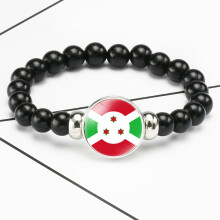 Acrecean Beaded Bracelet, Acrylic, Africa Countries