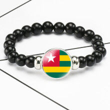 Acrecean Beaded Bracelet, Acrylic, Africa Countries