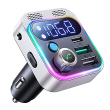 Bil Bluetooth-sändare med USB PD-laddare AUX-ingång Handsfree Lot L3