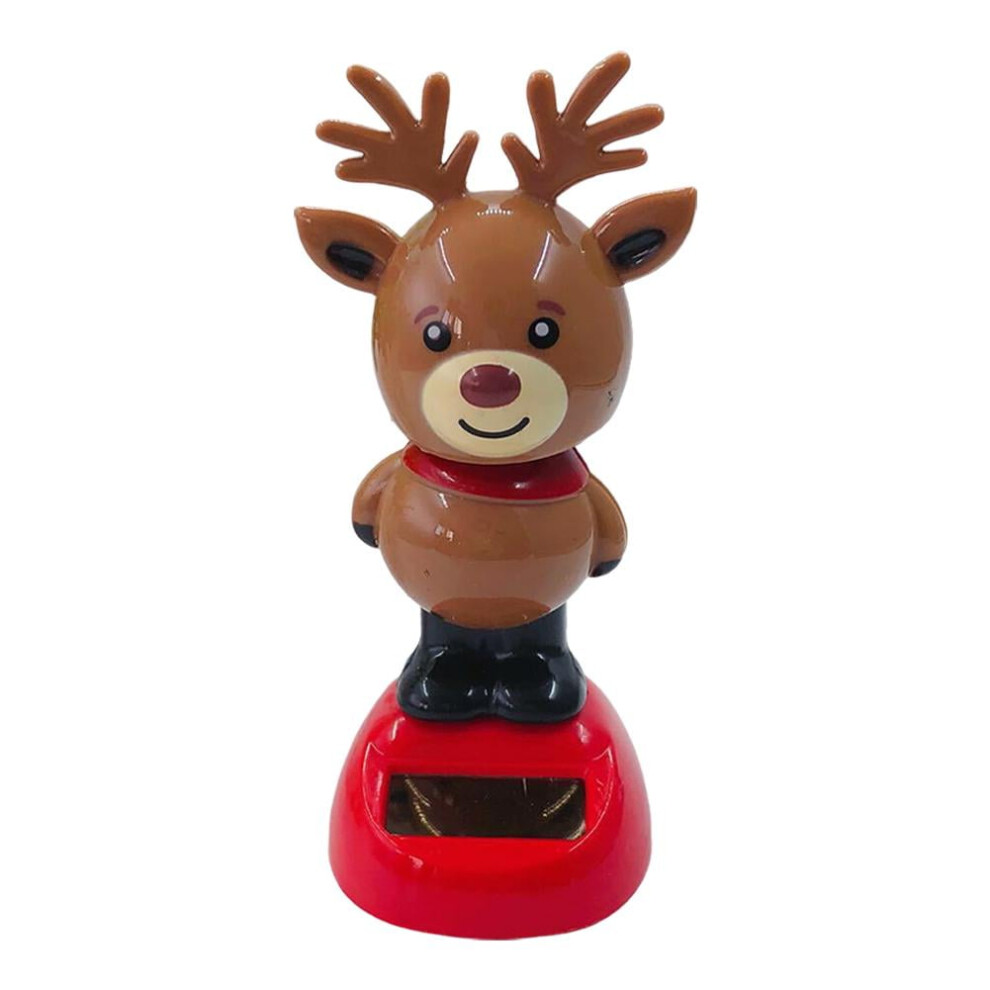 Solar-Powered Christmas Dancing Toy: Santa, Snowman, Elk Â Nodding Car Shaker & Home/Office/Window Decor (Compatible With A0k2) 9479868520936