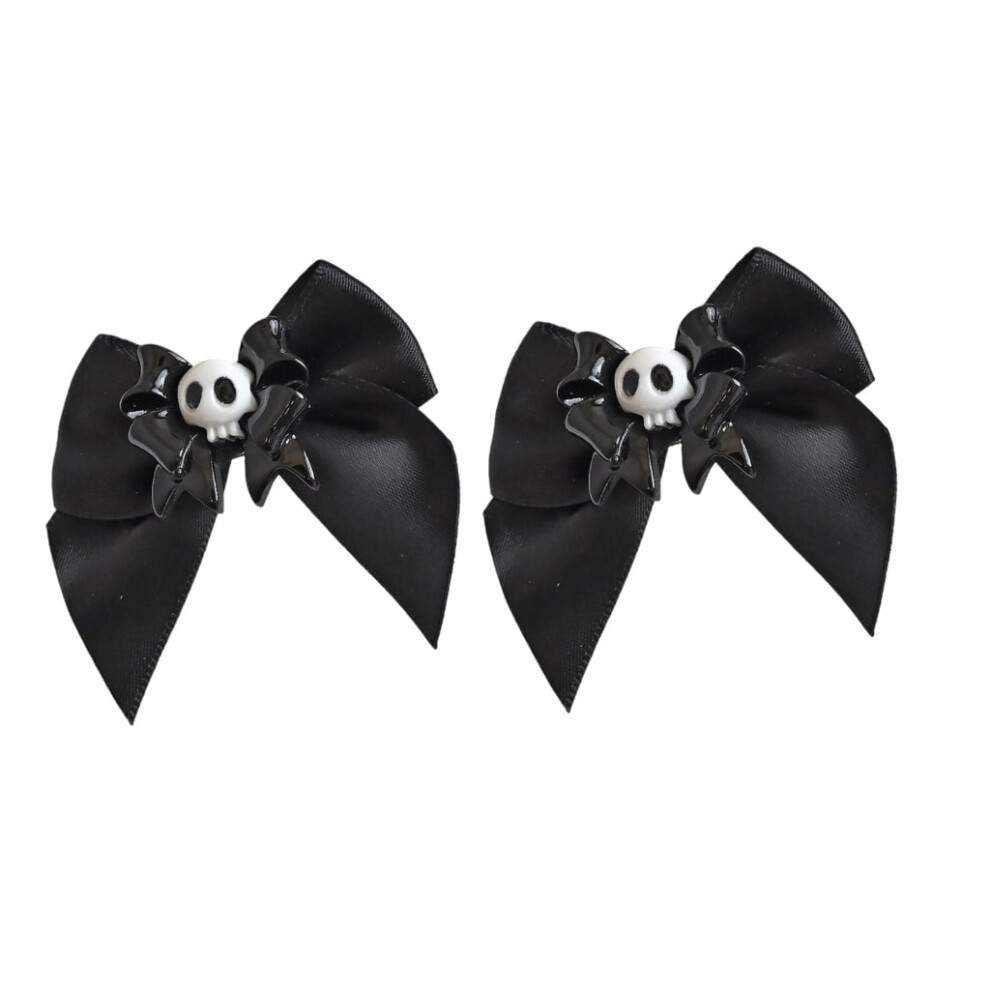 Unisex Comeet Hairpin, Bows Halloween Hair Clips Skull Head Hairpins Costume Hair Clips Girls Hairpin For Women Hair Accessories
