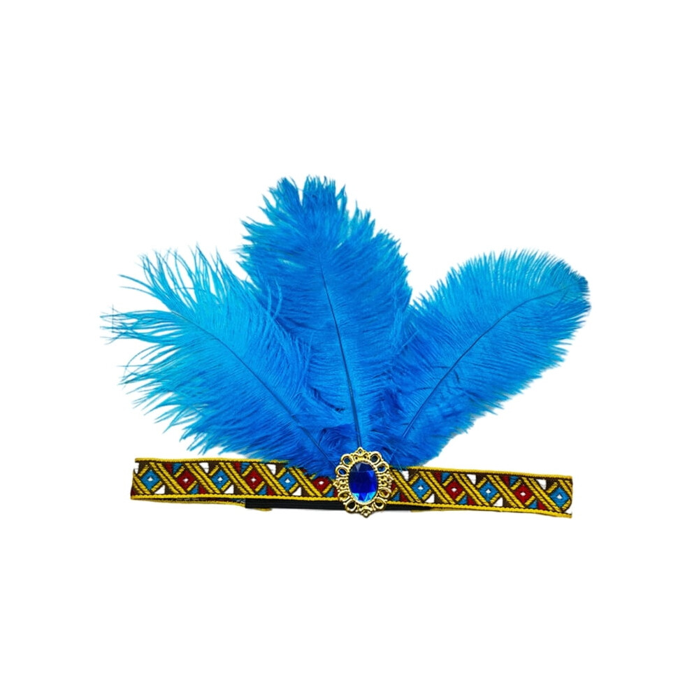 Mardi Gras flapper headband for parades and masquerade
