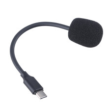Aftagelig gaming-mikrofonbom til TH10/TH30/headset. Mikrofon forbedrer gamingkommunikation. USB-C-stik.