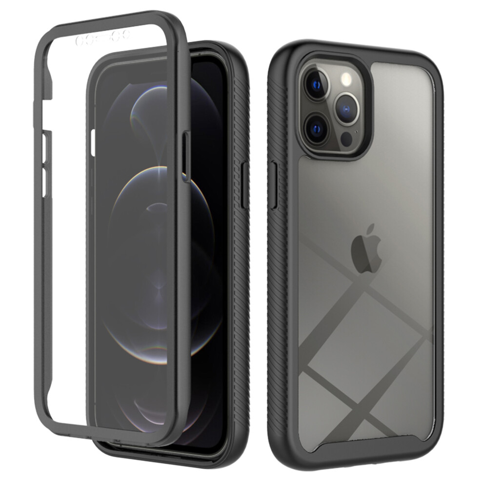 Compatible With Iphone 16 Pro Max Case Â Clear Rugged Dual-Layer, 360 Protection, Built-In Screen Protector, Shockproof & Anti-Scratch, Black 9479868522060