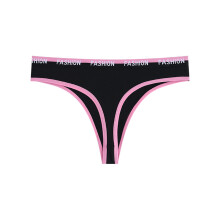 Sport Panties Moisture-Wicking Printed Waistband Pink S